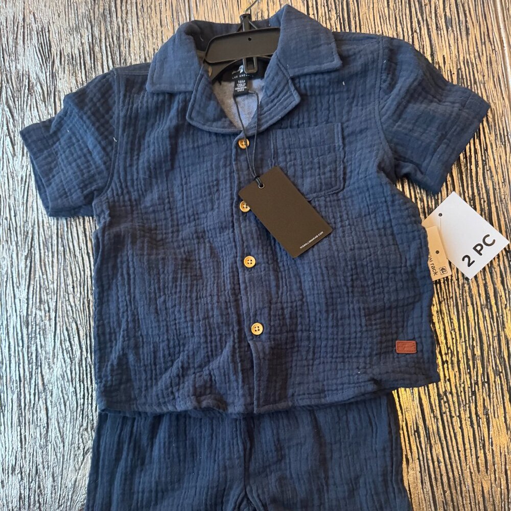 Adorable 2-Piece Baby Boy Outfit – Brand New with Tags 💙